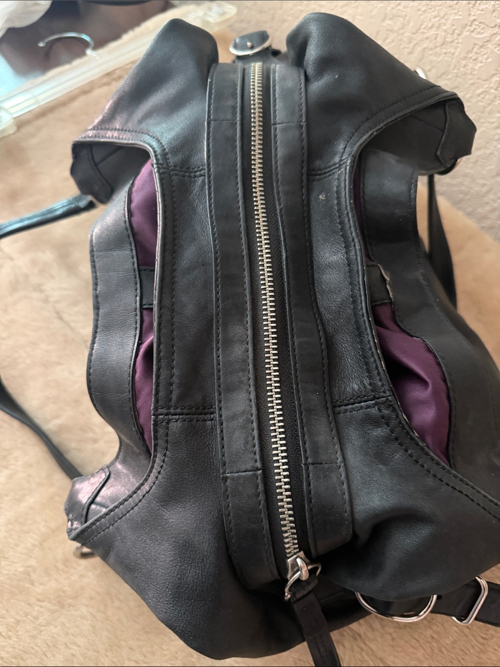 Coach hobo bag leather 3734 - Picture 6 of 9
